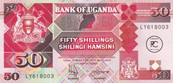 1994  Pick30c.1  50 Sh - Shilling ougandais Unc