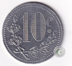 1918 10 centimes Alger chambre de Commerce
