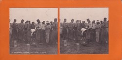 20-Manoeuvres d'Algérie tirailleurs la soupe