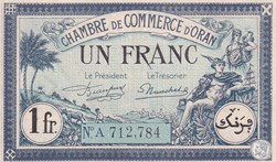 141-39- 11/4/1923 Oran 1 Franc Cdc