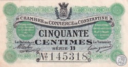 140-3- 1/5/1915 Constantine 50 cts Cdc Séries B