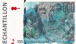 Billet échantillon RAVEL (100 Francs CEZANNE) neuf