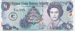 1998 Pick21b  C2  1 $ - Dollar des Îles Caïmans Unc