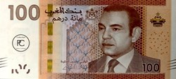 2012 Pick76 100 د.م. - Dihram marocain Bank Al-Maghrib Unc