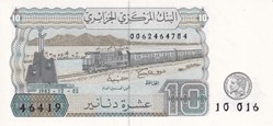 1983 Pick132b 10 د.ج - Dinar algérien (5) Unc