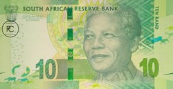 2016 Pick 138b 10 Rand South African Reserve Bank signature: Kganyago Unc
