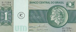 1980 Pick191Аc 1 Cruzeiro brésilien Unc