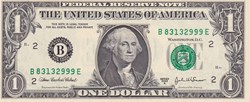 1 Dollar Federal Reserve System 2003 B - New York NY Unc Pick 515 a