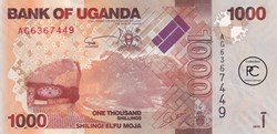2010 Pick49a 1 000 Sh - Shilling ougandais Unc