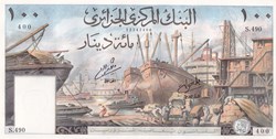 1964  Pick125a    100 د.ج - Dinar algérien Unc (3)