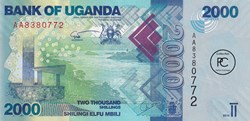 2010 Pick50a 2 000 Sh - Shilling ougandais Unc