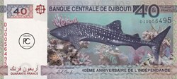 2017 Pick46a 40 Fdj - Franc djibouti Unc