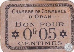 141-54-1919 Oran 5 Cts Cdc