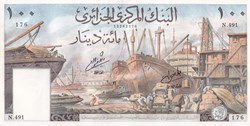 1964  Pick125a    100 د.ج - Dinar algérien Unc (1)