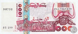 1998 Pick142a 1 000 د.ج - Dinar algérien Unc (8)