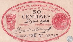 137-16-13/7/1920 Alger 50 cts Cdc. (2)