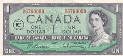 1967 Pick 84b 1 $ - Dollar canadien sup