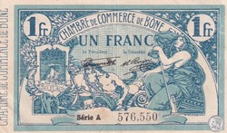 138-13- 8/3/1920 Bône 1 Franc Série A