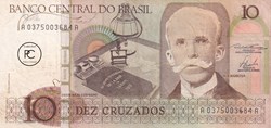 1984  Pick203a  10 000 Cruzeiro brésilien  Spl