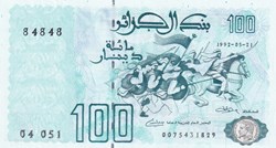 1992 Pick137b 84848 Radar 100 د.ج - Dinar algérien Unc (26)