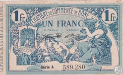 138-13- 8/3/1920 Bône 1 Franc Série A
