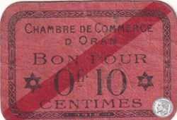 141-53-1918 Oran 10 Cts Cdc