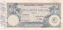 1946 Pick 58a 100.000 Lei  Banca Naţională a României Sup