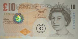 2015  Pick389e  10 £ - Livre sterling britannique Unc