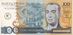 1987 Pick211b 100 Cruzado brésilien Unc