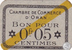 141-56-1920 Oran 5 Cts Cdc