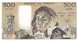 500 Francs Pascal 3.1.1991 R.337 Neuf