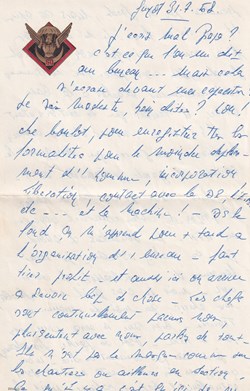 Lettres 31-7-1958 Archives Para Pauselli Partie 1