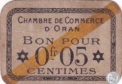 141-56-1920 Oran 5 Cts Cdc
