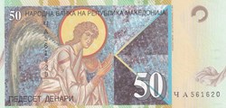 2003  Pick 15d   50 Denari  Narodna Banka na Republika Makedonija  Unc