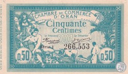 141-4 -10/11/1915 Oran 50 Cts - Série I - Cdc
