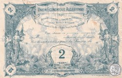 2 Francs Union économique Algérienne