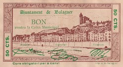 1937 50 Centimes Balaguer Unc