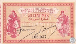 142-3- 10/11/1914 Philippeville 50 Centimes Cdc