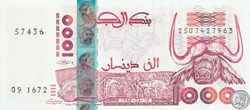 1998 Pick142c 1 000 د.ج - Dinar algérien Unc (5)