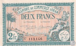 141-29 - 25/3/1921 Oran 2 Francs Cdc