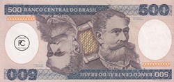 1985  Pick200b  500 Cruzeiro brésilien  Unc