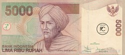 2001 Pick142a 5 000 Rp - Rupiah indonésienne Unc