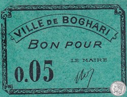 BOGHARI 1 - 0,05 franc - 1916 (1)