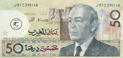 1987 Pick64a 50 د.م. - Dihram marocain Unc