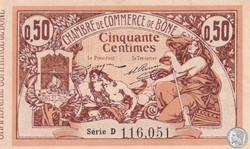 138-1- 18/5/1915 Bône 50 cts Cdc Séries D