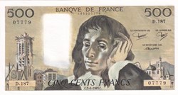 500 Francs Pascal 2.6.1983 D.187 Neuf