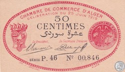 137-11-25/6/1919 Alger 50 cts Cdc.(2)
