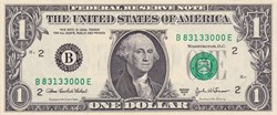 1 Dollar Federal Reserve System 2003 B - New York NY Unc Pick 515 a