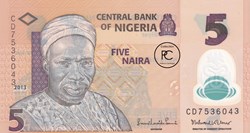 2013 Pick 38d 5 ₦ - Naira nigérien Unc