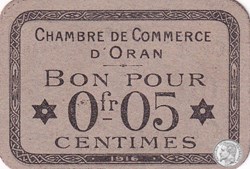 141-40-1916 Oran 5 Cts Cdc